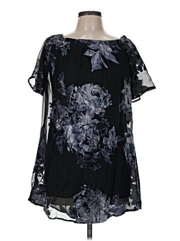 As U Wish Short Sleeve Blouse (view 1)