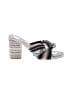 Antolina Stripes Silver Sandals Size EU 41 - photo 1