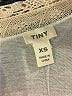 Tiny Ivory Sleeveless Blouse Size XS - photo 7