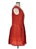 Lands' End Canvas 100% Silk Hearts Red Casual Dress Size 14 - photo 4
