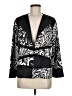 Chico's Print Black Blazer Size M - photo 1