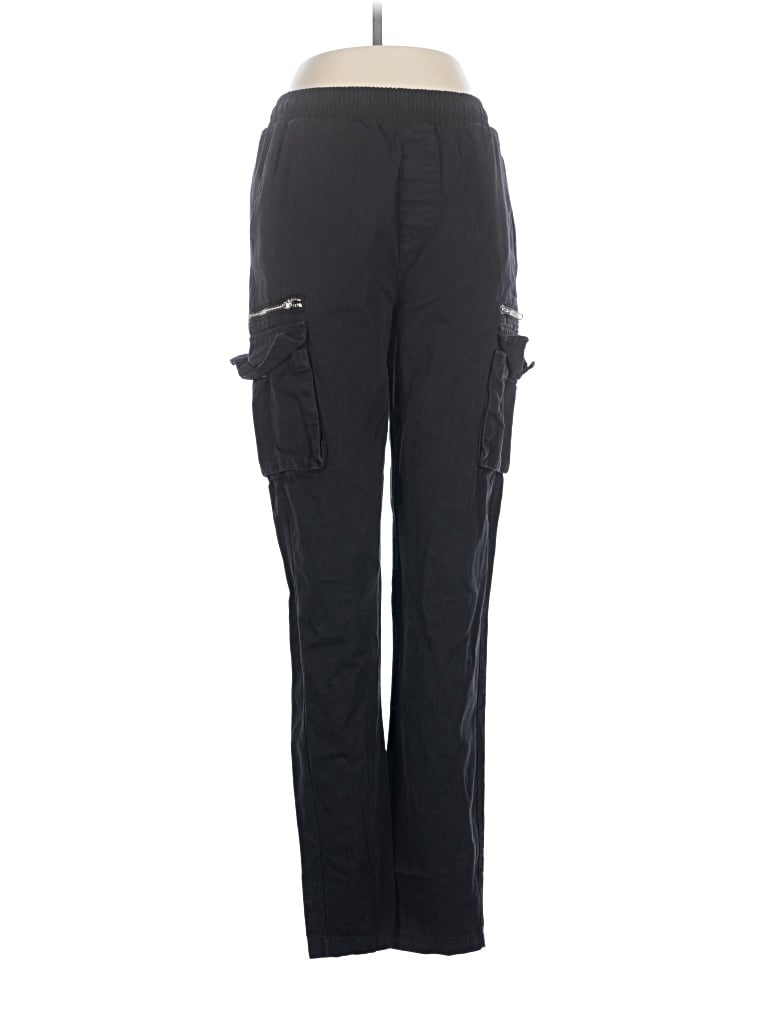 Pre-owned Unbranded Cargo Pants In Black