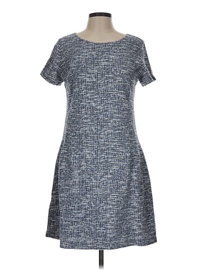 Pre-owned Ann Taylor Loft Casual Dress In Gray