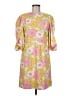 Alexia Admor Print Yellow Casual Dress Size M - photo 1