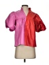 THML Color Block Pink Short Sleeve Blouse Size XS - photo 1