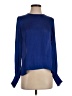 Banana Republic 100% Polyester Blue Long Sleeve Blouse Size S - photo 1