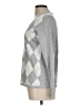 Tommy Hilfiger 100% Tencel Argyle Gray Pullover Sweater Size L - photo 5