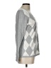 Tommy Hilfiger 100% Tencel Argyle Gray Pullover Sweater Size L - photo 4