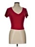 Bozzolo Red Short Sleeve Top Size L - photo 1