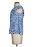 J.Jill Blue Short Sleeve Blouse Size XS - photo 5