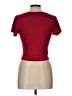 Bozzolo Red Short Sleeve Top Size L - photo 2