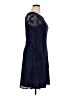 Studio One 100% Nylon Blue Cocktail Dress Size 14 - photo 4