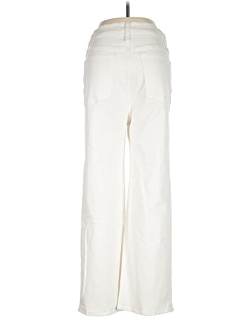 Madewell The Perfect Vintage Wide-Leg Crop Jean in Tile White (view 2)