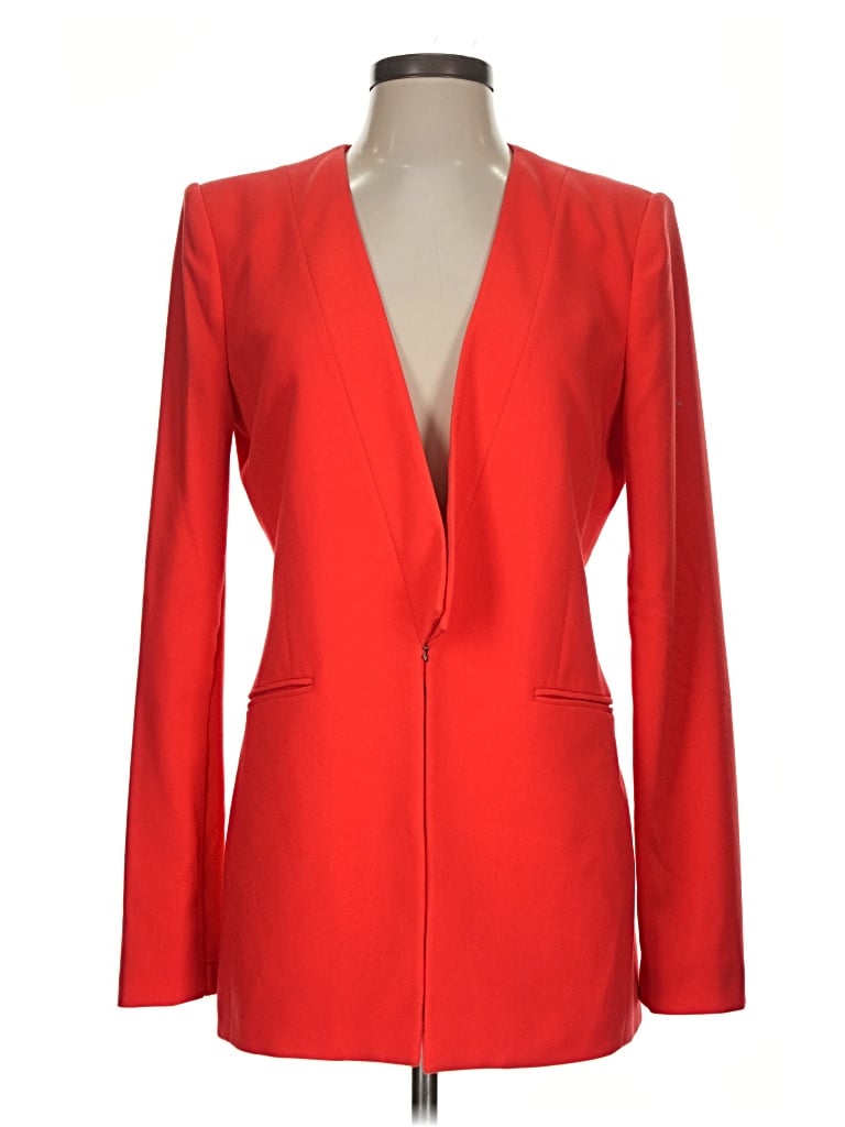 Pre-owned Bcbgmaxazria Blazer Jacket In Red