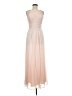 #Levkoff 100% Polyester Tan Cocktail Dress Size 6 - photo 1