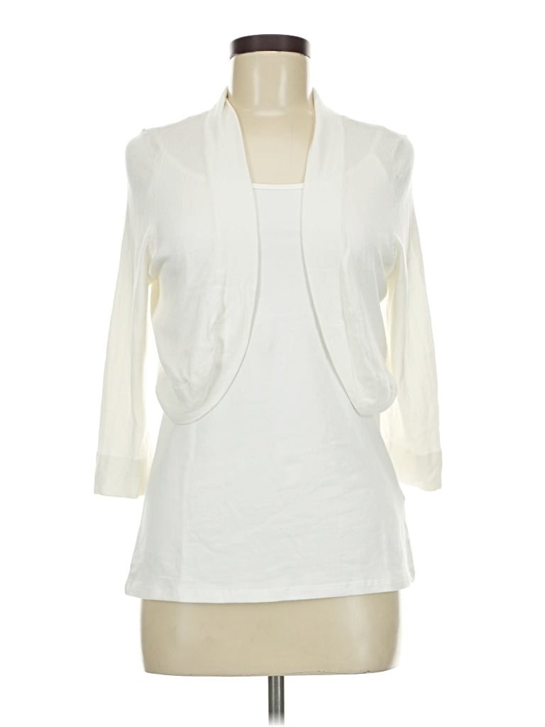 Pre-owned Eliza J Kimono In Ivory