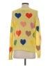 Wildfox Hearts Yellow Pullover Sweater Size XS - photo 2