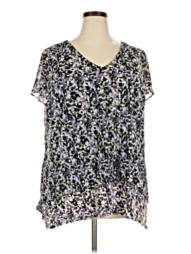 Simply Vera Vera Wang Short Sleeve Blouse