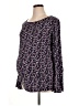 Motherhood Blue Long Sleeve Blouse Size XL Maternity - photo 1