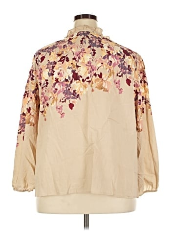 Como Black 3/4 Sleeve Blouse (view 2)