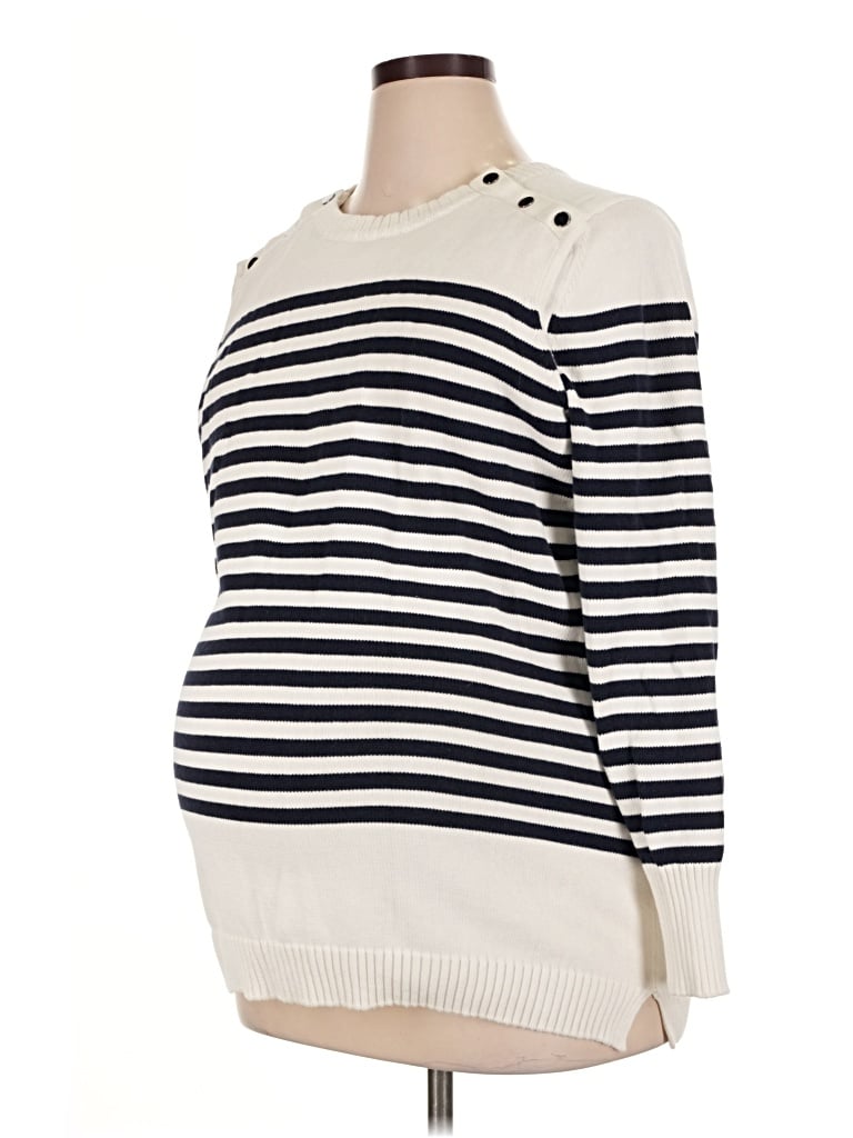 Pre-owned Seraphine Pullover Sweater In Ivory