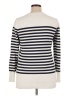 Seraphine 100% Cotton Stripes Ivory Pullover Sweater Size XL Maternity - photo 2