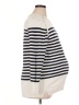 Seraphine 100% Cotton Stripes Ivory Pullover Sweater Size XL Maternity - photo 4