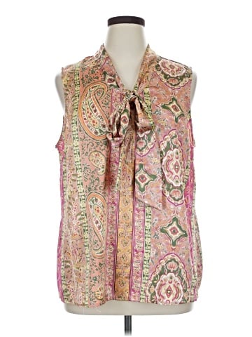 Tahari by ASL Sleeveless Blouse (view 1)