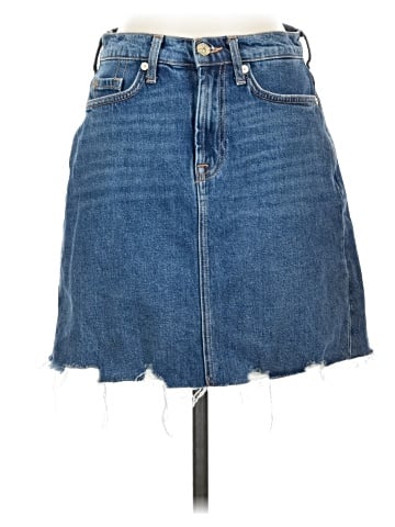 7 For All Mankind Denim Skirt (view 1)
