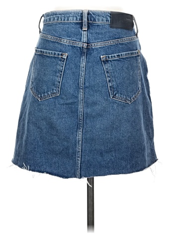7 For All Mankind Denim Skirt (view 2)