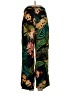 Zara Basic Tropical Green Casual Pants Size S - photo 2