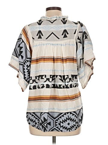 SOFIA Short Sleeve Blouse (view 2)