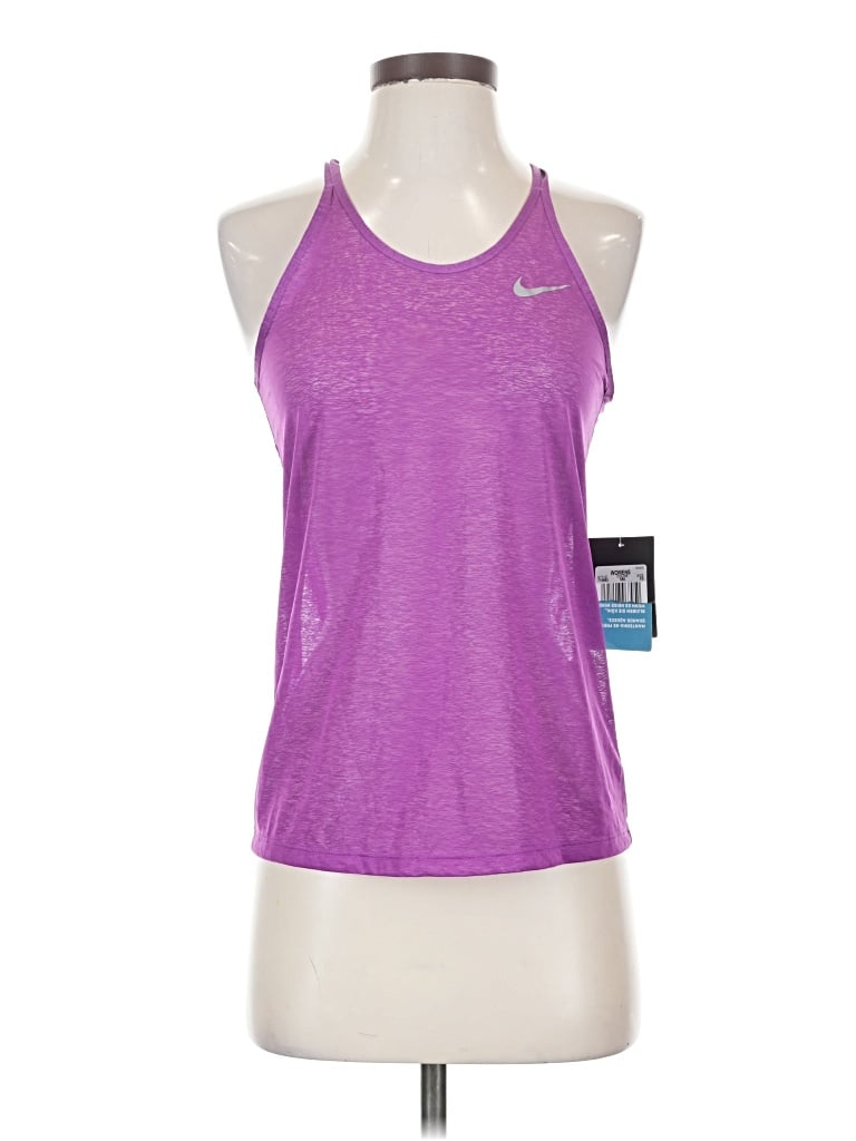 Pre-owned Nike Active Tank Top In Purple