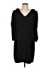 CeCe 100% Polyester Solid Black Casual Dress Size L - photo 1