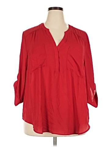 Torrid 3/4 Sleeve Blouse (view 1)