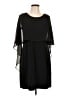 Glamour Solid Black Cocktail Dress Size 10Estimated - photo 1