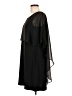 Glamour Solid Black Cocktail Dress Size 10Estimated - photo 5