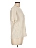 Eileen Fisher 100% Silk Ivory Short Sleeve Top Size L - photo 4
