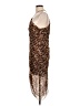 Isabel Marant 100% Polyester Animal Print Brown Cocktail Dress Size EU (FR) 42 / US 10 - photo 5