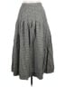 Talbots 100% Wool Checkered-gingham Gray Wool Skirt Size 10 - photo 2