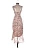 Tularosa 100% Polyester Floral Pink Cocktail Dress Size XS - photo 2