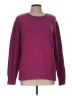 Lands' End 100% Baumwolle Solid Burgundy Pullover Sweater Size L - photo 1