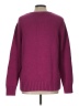 Lands' End 100% Baumwolle Solid Burgundy Pullover Sweater Size L - photo 2