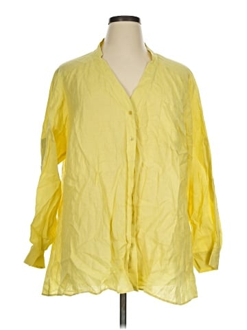 Eileen Fisher 3/4 Sleeve Button-Down Shirt (view 1)