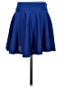 Urban Coco Solid Blue Casual Skirt Size XS - photo 2