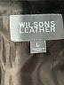 Wilsons Leather Black Brown Blazer Size L - photo 6