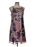 First Love Floral Purple Casual Dress Size L - photo 1