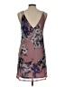 First Love Floral Purple Casual Dress Size L - photo 2