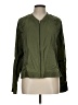 American Eagle Outfitters 100% Lyocell Solid Green Jacket Size L - photo 1
