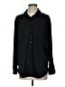 By Anthropologie 100% Polyester Solid Black Long Sleeve Blouse Size S - photo 1